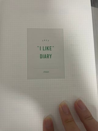 리훈 2023년 아이라이크 모눈 다이어리 미니달력 세트 — 5점을 준 리뷰어가 2022년 11월 올린 사용 사진