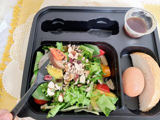 참살이도시락 작심삼일 샐러드도시락 3개 맛보기 새벽배송 또는 택배배송 — 5점을 준 리뷰어가 2021년 9월 올린 사용 사진