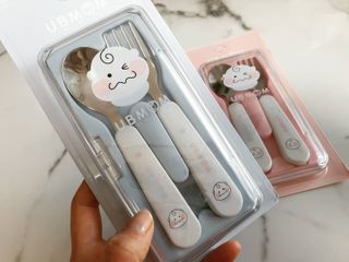 유비맘 스푼포크 케이스 세트 1+1 _컬러랜덤 발송 — 2점을 준 리뷰어가 2021년 2월 올린 사용 사진