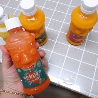 탐라원 제주의 맛, 몬딱주스 4종세트 - 한라봉몬딱주스, 천혜향몬딱주스, 청귤에이드, 당근몬딱주스 — 5점을 준 리뷰어가 2021년 7월 올린 사용 사진