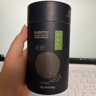 프리마인 자체 기업부설 연구소에서 찾아낸 건강한 수면의 비밀.  슬립토 플러스 30포 — 5점을 준 리뷰어가 2021년 11월 올린 사용 사진