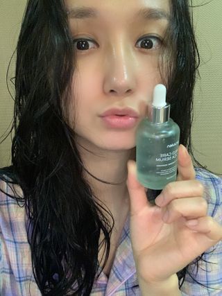 아르비엔 마일드케어 비건 시카세럼 — 5점을 준 리뷰어가 2021년 2월 올린 사용 사진