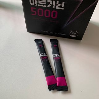 [푸름웰니스] 아르기닌 5000 (10g x 100포) — 5점을 준 리뷰어가 2022년 4월 올린 사용 사진