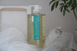 닥터시드 페퍼민트 앤 레몬 비건 비듬케어 쿨 탈모 샴푸 (1000ml) — 5점을 준 리뷰어가 2024년 2월 올린 사용 사진
