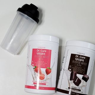 뉴트리션팩토리 닥터큐어 프리미엄쉐이크 다이어트쉐이크 — 5점을 준 리뷰어가 2021년 9월 올린 사용 사진