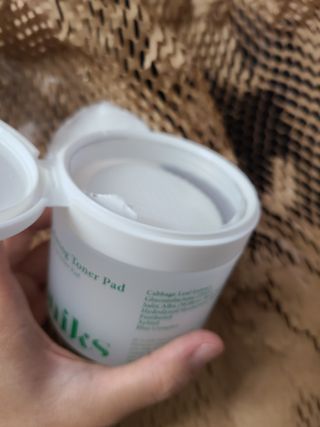 키노닉스 양배추 카밍 진정 토너패드 — 5점을 준 리뷰어가 2021년 9월 올린 사용 사진