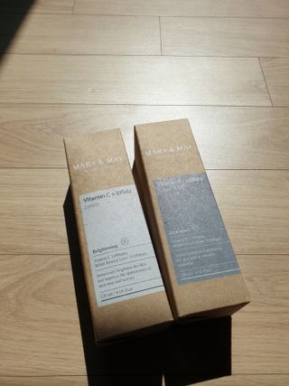 마리엔메이 비타민C 비피다 로션 + 비타민 B5 비피타 토너 — 5점을 준 리뷰어가 2021년 9월 올린 사용 사진