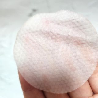 산다화 비타민씨 화이트닝 토너 패드 — 5점을 준 리뷰어가 2023년 5월 올린 사용 사진