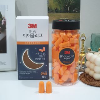 3M 소음방지 수면 귀마개 굿나잇 이어플러그 오렌지/퍼플 50쌍 — 5점을 준 리뷰어가 2023년 7월 올린 사용 사진
