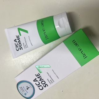 나우 [리브엠] 화해 1등 각질 클렌저! 시카좀 카밍 딥 클렌징 폼 — 5점을 준 리뷰어가 2025년 6월 올린 사용 사진