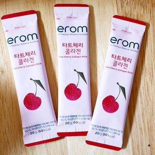 이롬 erom 타트체리 콜라겐 — 5점을 준 리뷰어가 2021년 3월 올린 사용 사진