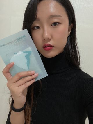 에이스노 레스큐 이미디에이트 수딩 시트마스크 — 4점을 준 리뷰어가 2021년 12월 올린 사용 사진