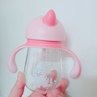 유비맘 트라이탄 코니빨대컵_컬러 랜덤 발송 — 5점을 준 리뷰어가 2021년 1월 올린 사용 사진