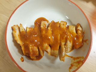 굽네몰 [굽네] 소스가 맛있는 닭가슴살 슬라이스 4종 — 5점을 준 리뷰어가 2021년 11월 올린 사용 사진