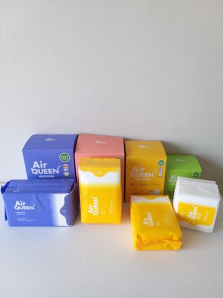 에어퀸 뉴브레스 유기농 생리대 4종 (팬티라이너 20P + 중형 10P + 대형 10P + 오버나이트 8P)_체험단 — 5점을 준 리뷰어가 2024년 5월 올린 사용 사진