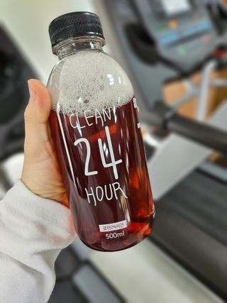 클린24시간 1BOX(5포) + 전용보틀(500ml) — 5점을 준 리뷰어가 2023년 4월 올린 사용 사진