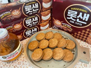롯데제과 롯샌 카페크런치 — 5점을 준 리뷰어가 2021년 10월 올린 사용 사진