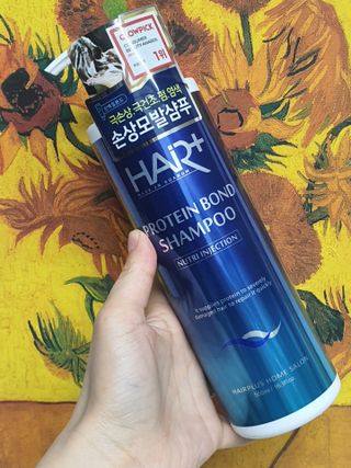 헤어플러스 단백질탈모샴푸 500ml+단백질본드앰플 145ml — 5점을 준 리뷰어가 2021년 3월 올린 사용 사진