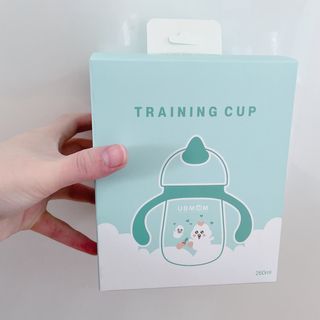 유비맘 트라이탄 코니빨대컵_컬러 랜덤 발송 — 5점을 준 리뷰어가 2021년 2월 올린 사용 사진