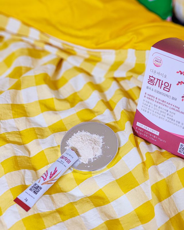 하루 1포로 콜레스테롤, 유산균, 고역가 소화효소까지 한번에 섭취! 다온바이오 홍자임 1개월분(30포) 리뷰 사진