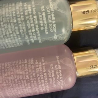 멈칫 X 최준 헤어 앤 바디미스트 소프트블루솝, 마젠타레이디 2종 — 5점을 준 리뷰어가 2021년 6월 올린 사용 사진