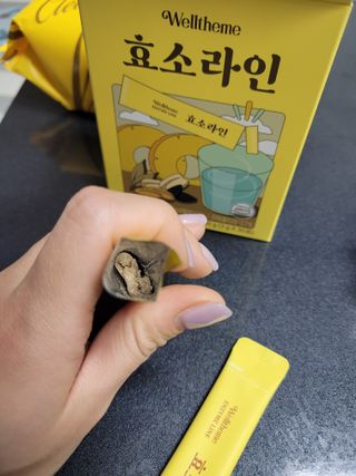 목 넘김이 편한 곡물발효효소 웰테므 효소라인 — 5점을 준 리뷰어가 2023년 2월 올린 사용 사진