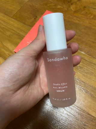 산다화 더블 이펙트 안티 링클 세럼 50ml — 5점을 준 리뷰어가 2021년 9월 올린 사용 사진