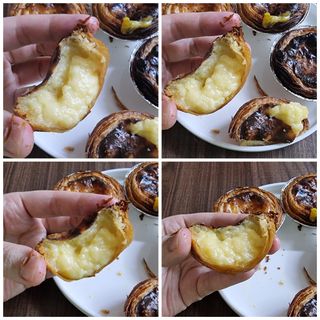 디앙뜨 포르투갈 에그타르트 오리지널 맛+패션후르츠 맛 중 택1 — 5점을 준 리뷰어가 2021년 7월 올린 사용 사진