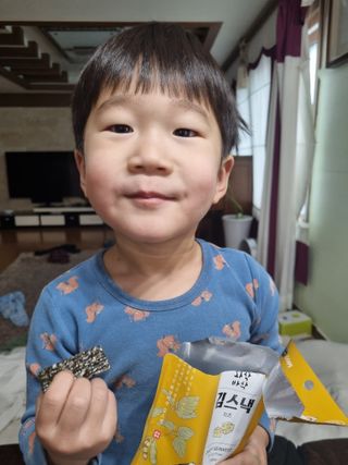 더빈트 와삭바삭 김스낵 — 5점을 준 리뷰어가 2023년 2월 올린 사용 사진