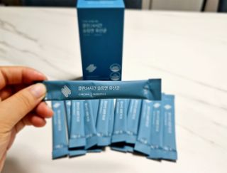 클린24시간 슬림앤유산균 1박스 (3.5g X 15포) — 5점을 준 리뷰어가 2023년 6월 올린 사용 사진