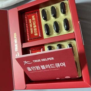 트루헬퍼 홀인원 블러드큐어 혈행+혈압+콜레스테롤 한번에 1박스 1개월 — 5점을 준 리뷰어가 2023년 2월 올린 사용 사진