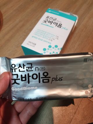 프리마인 유산균 국가지정연구소 선정, 살아있는 생유산균 200억 마리의 힘. 유산균n굿바이옴플러스 — 5점을 준 리뷰어가 2021년 10월 올린 사용 사진