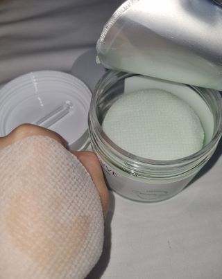 디에이브 더마-테카 바이옴 카밍패드 60매 — 4점을 준 리뷰어가 2022년 10월 올린 사용 사진