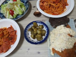 이탈리안 프리미엄 파스타 룸모 Rummo 파스타 2종 + 바질 페스토 + 블랙 트러플 페이스트 — 5점을 준 리뷰어가 2021년 7월 올린 사용 사진