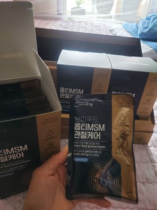 [브이푸드] 옵티MSM 관절케어 (70ml x30포) — 5점을 준 리뷰어가 2022년 6월 올린 사용 사진