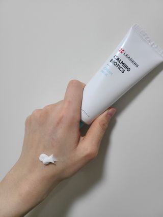 리더스코스메틱 리더스 카밍 바이오틱스 크림 마스크 — 5점을 준 리뷰어가 2021년 3월 올린 사용 사진