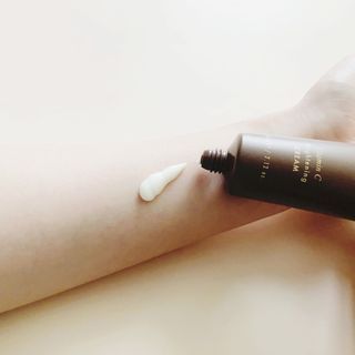 산다화 비타민C 화이트닝 크림 — 4.5점을 준 리뷰어가 2023년 4월 올린 사용 사진
