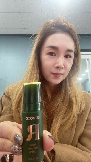 리즈코코 스킨 리페어 부스팅 보르피린밤 — 5점을 준 리뷰어가 2023년 2월 올린 사용 사진