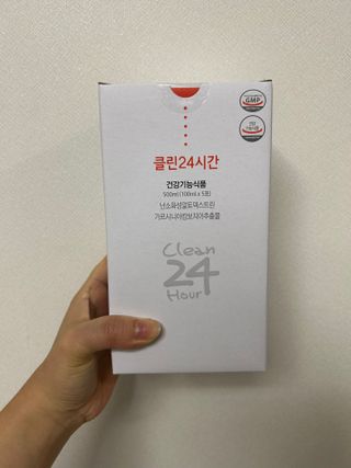 클린24시간 1BOX(5포) + 전용보틀(500ml) — 5점을 준 리뷰어가 2023년 6월 올린 사용 사진