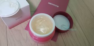 SOONWITH 바이오 수퍼 아쿠아 하이드로 젤 크림 — 5점을 준 리뷰어가 2021년 5월 올린 사용 사진