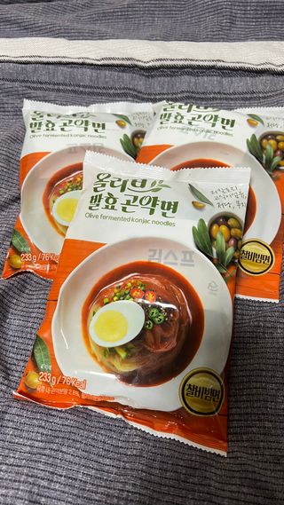 클린24시간 올리브 발효곤약면 찰비빔면 1세트-(3봉) — 5점을 준 리뷰어가 2023년 12월 올린 사용 사진