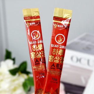 힘내라김홍삼 하루홍삼정스틱 10g x 30포 — 5점을 준 리뷰어가 2021년 5월 올린 사용 사진