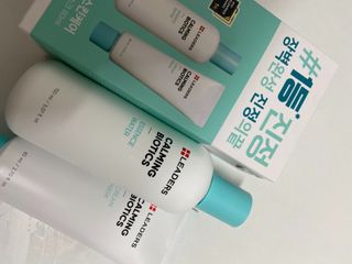 리더스코스메틱 리더스 카밍 바이오틱스 #1등 진정 기획세트 [에센스 워터150ml + 크림 마스크80ml] — 4점을 준 리뷰어가 2022년 8월 올린 사용 사진