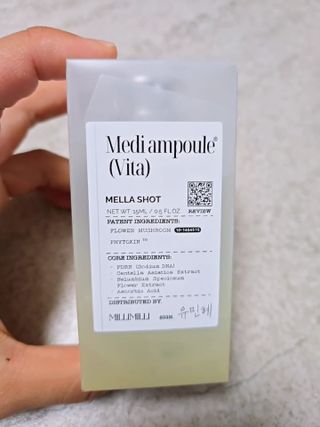 프리 (인스타체험단) [밀리밀리] 메디 앰플 비타 15ml — 5점을 준 리뷰어가 2025년 8월 올린 사용 사진