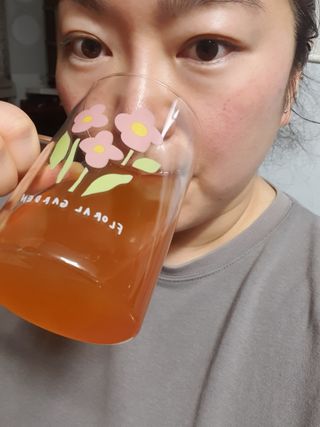 클린24시간 레드박스 1BOX(5포) + 전용보틀(500ml) — 5점을 준 리뷰어가 2024년 2월 올린 사용 사진