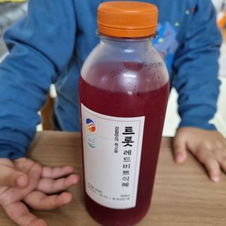 트롯전통식혜 트롯레드비트식혜 1리터 +500리터 — 4점을 준 리뷰어가 2021년 6월 올린 사용 사진