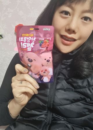 [팔도] 잔망루피젤리 믹스베리맛 42g 8개 — 5점을 준 리뷰어가 2022년 2월 올린 사용 사진