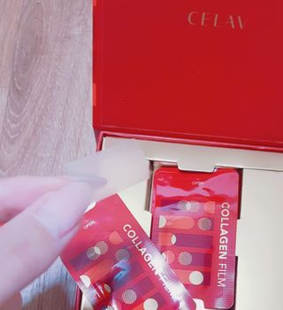 프리마인 귀족의 콜라겐, 92배 흡수율. 럭셔리 프리미엄 셀라브 콜라겐필름 30매 — 5점을 준 리뷰어가 2021년 9월 올린 사용 사진