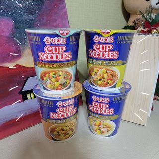 NISSIN 닛신 컵누들  4종 - 씨푸드오리지날, 씨푸드 스파이시, 씨푸드 커리, 씨푸드 XO소스 — 5점을 준 리뷰어가 2022년 4월 올린 사용 사진