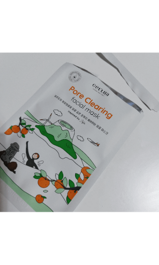세뚜아(Cettua) [세뚜아] 포어 클리어링 마스크 Cettua Pore Clearing facial mask 5매 — 5점을 준 리뷰어가 2024년 2월 올린 사용 사진